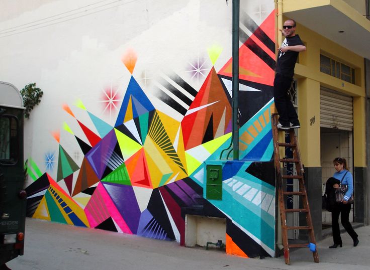 Detail Geometrical Graffiti Nomer 21