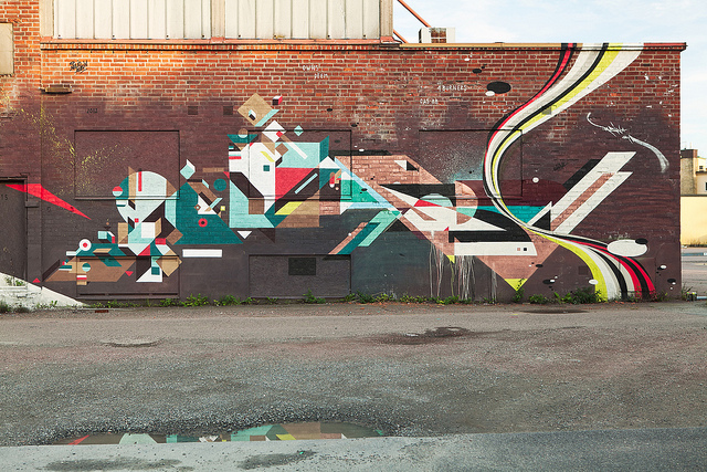 Detail Geometrical Graffiti Nomer 5