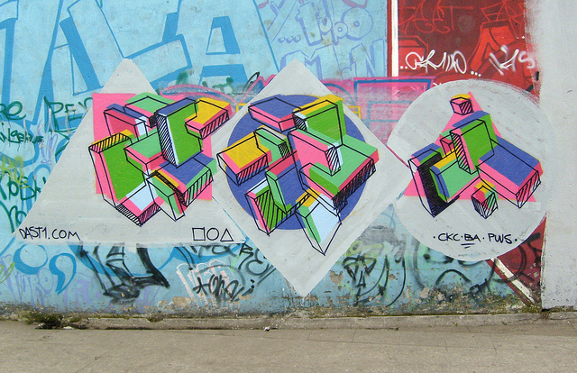 Detail Geometrical Graffiti Nomer 6