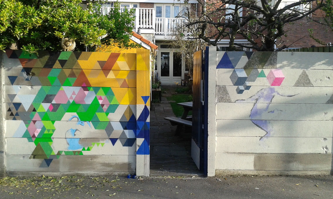 Detail Geometrical Graffiti Nomer 8