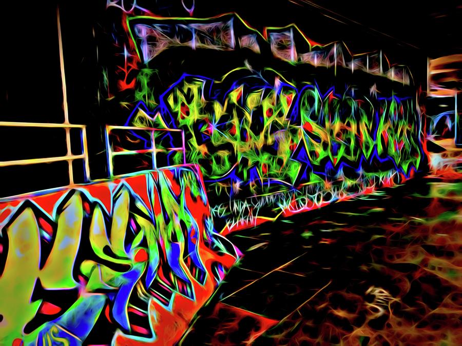 Detail Glow Graffiti Nomer 13