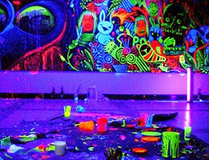 Detail Glow Graffiti Art Nomer 2