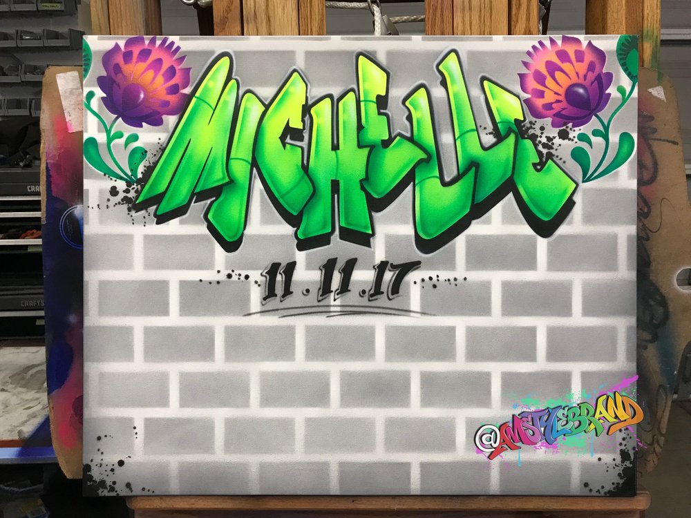 Detail Glow Graffiti Art Nomer 27