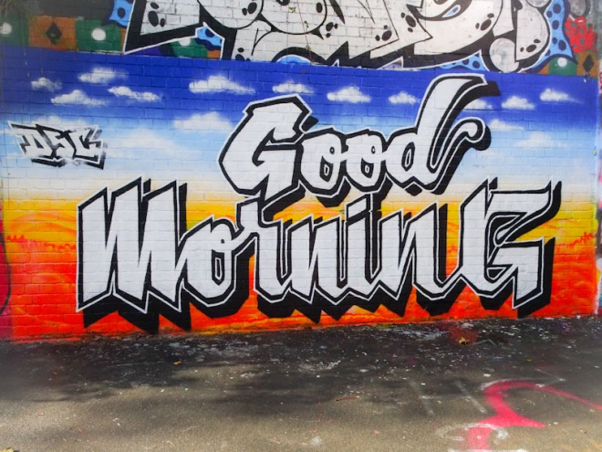 Detail Good Morning Graffiti Nomer 14