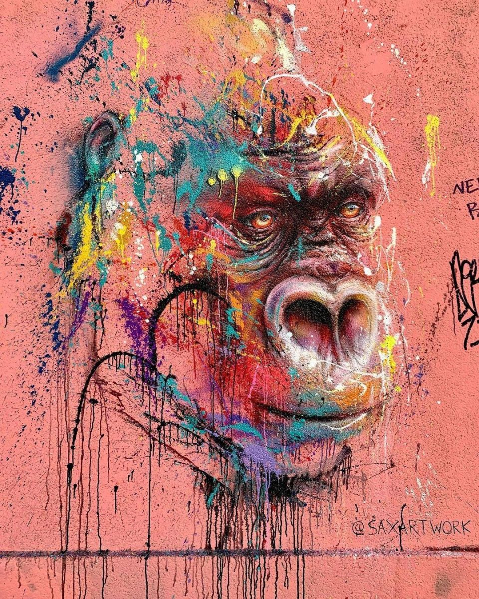 Detail Gorilla Graffiti Nomer 23