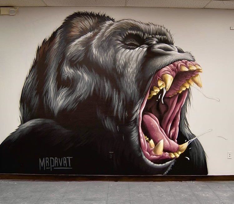 Detail Gorilla Graffiti Nomer 6