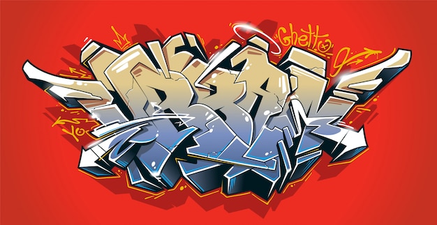 Detail Graffiti 3d Nomer 3