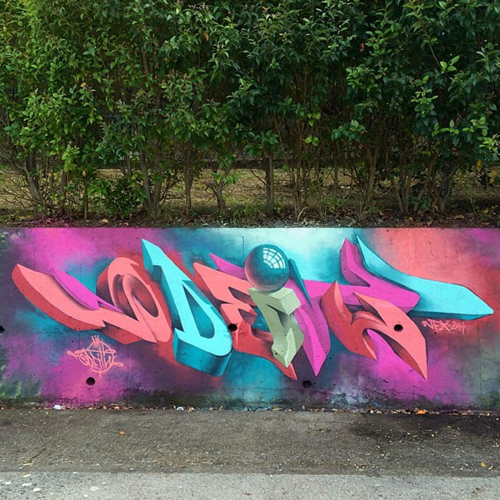 Detail Graffiti 3d Baton Rouge Art Nomer 43