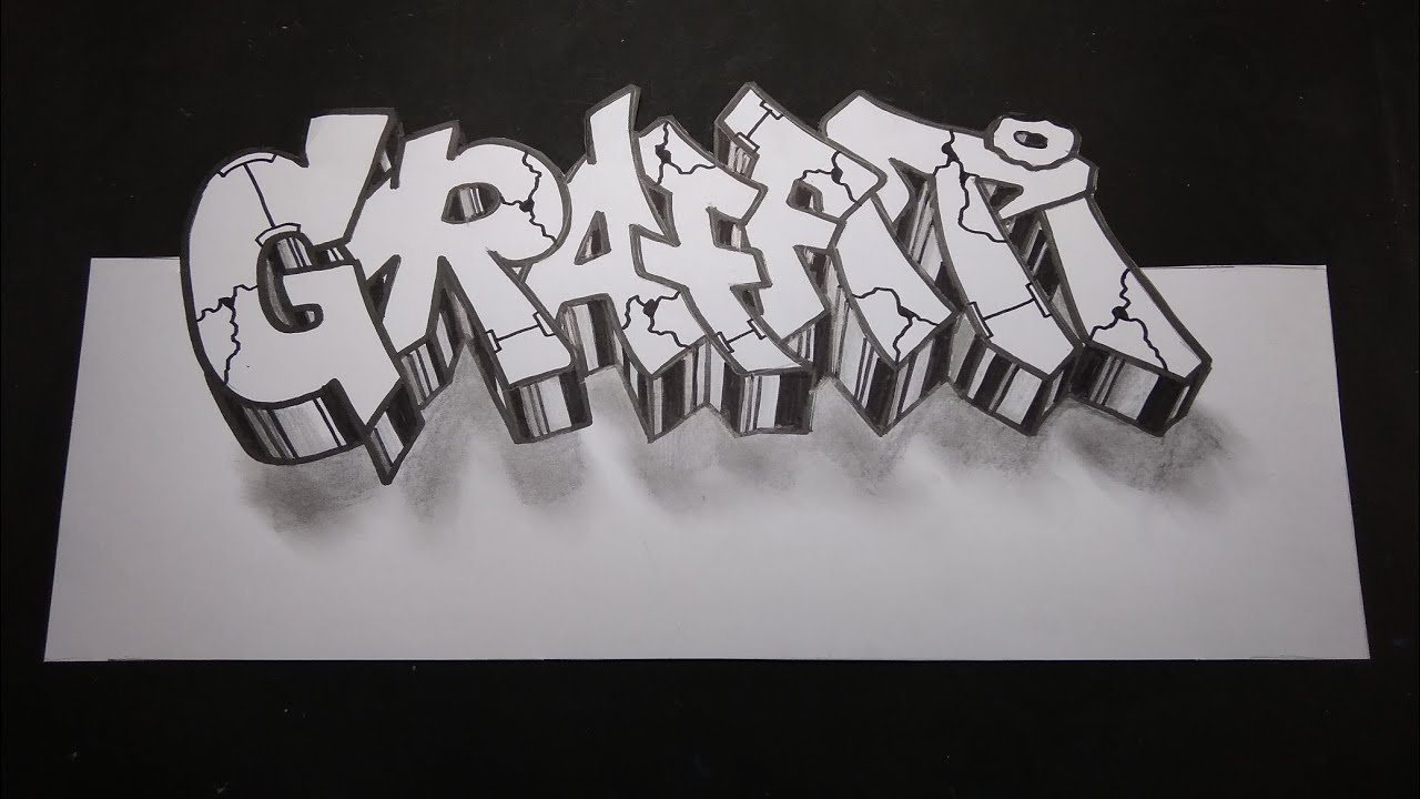 Graffiti 3d Di Kertas - KibrisPDR