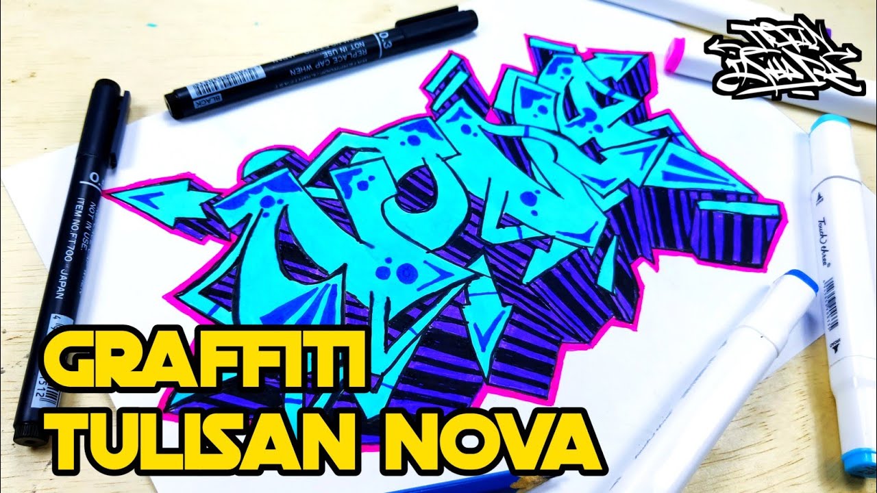 Detail Graffiti 3d Di Kertas Nomer 45