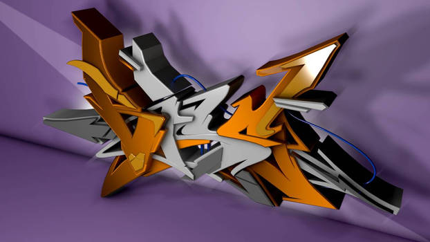 Detail Graffiti 3d Digital Nomer 12