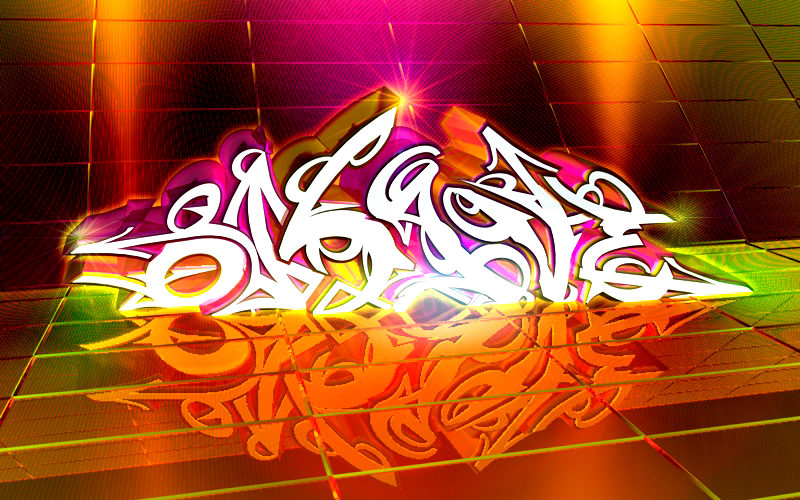 Detail Graffiti 3d Digital Nomer 39