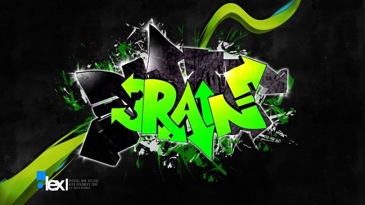 Detail Graffiti 3d Digital Background Nomer 30