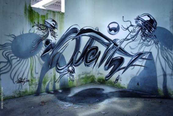 Detail Graffiti 3d Dinding Nomer 5