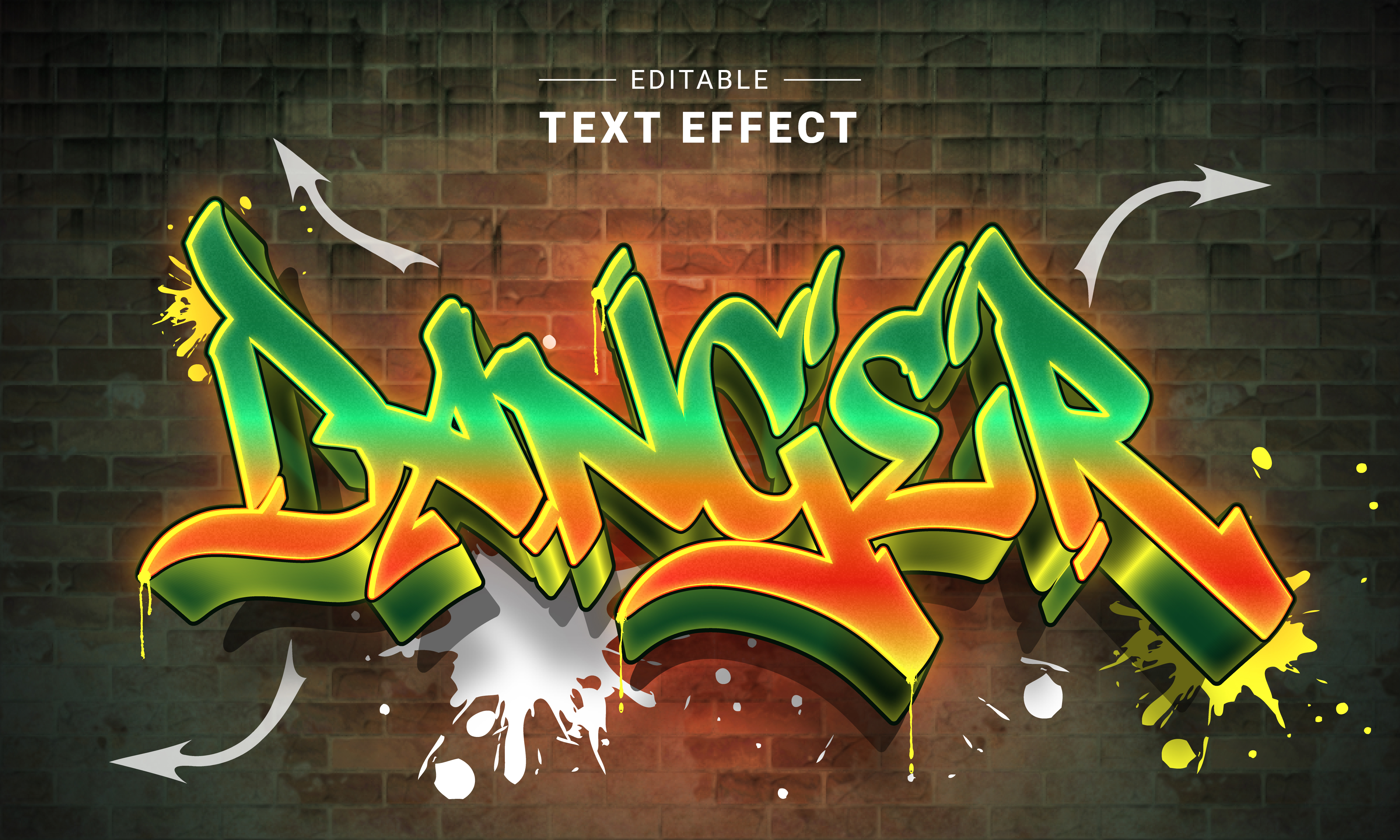 Detail Graffiti 3d Effect Nomer 49