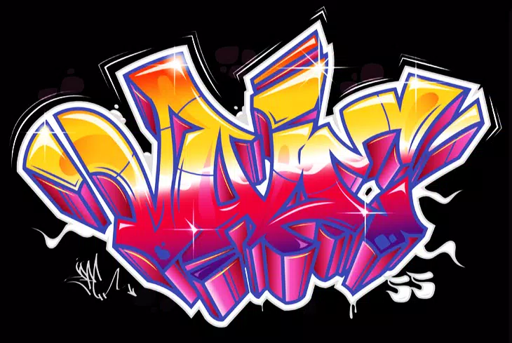 Detail Graffiti 3d Gerak Nomer 20