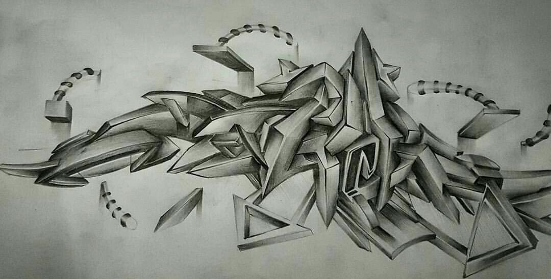 Detail Graffiti 3d Kertas Nomer 14