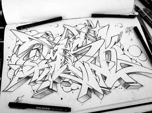 Detail Graffiti 3d Kertas Nomer 38