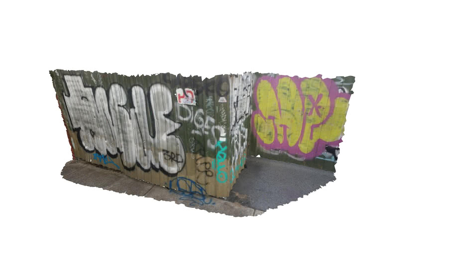 Detail Graffiti 3d Model Nomer 14