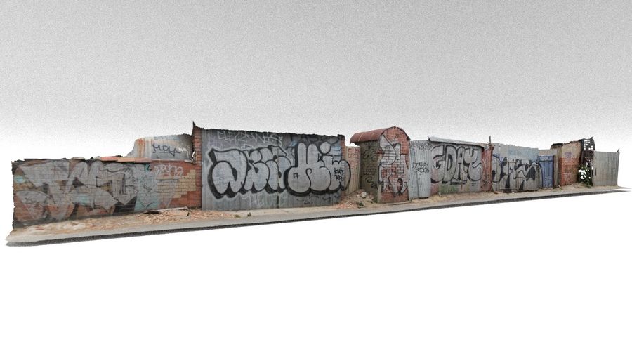 Detail Graffiti 3d Model Nomer 49