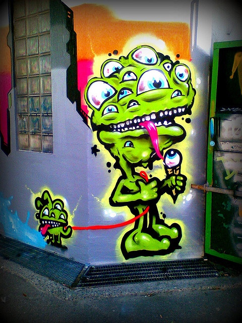 Detail Graffiti 3d Monster Nomer 21