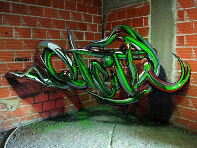 Detail Graffiti 3d Name Art Sandi Nomer 34