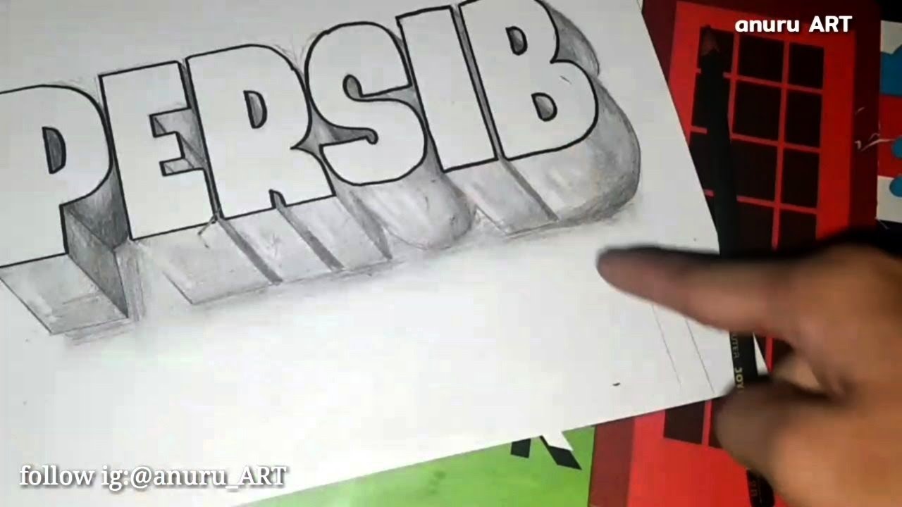 Detail Graffiti 3d Persib Nomer 12
