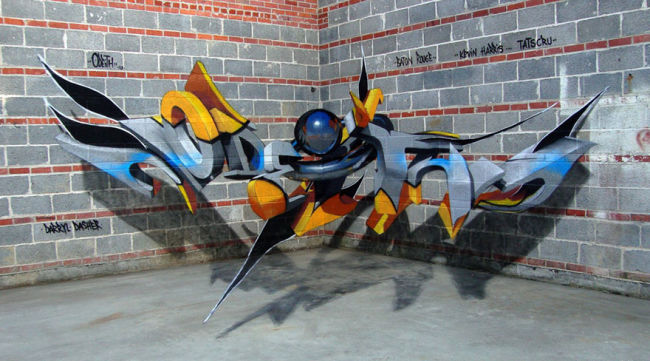Detail Graffiti 3d Persib Nomer 38