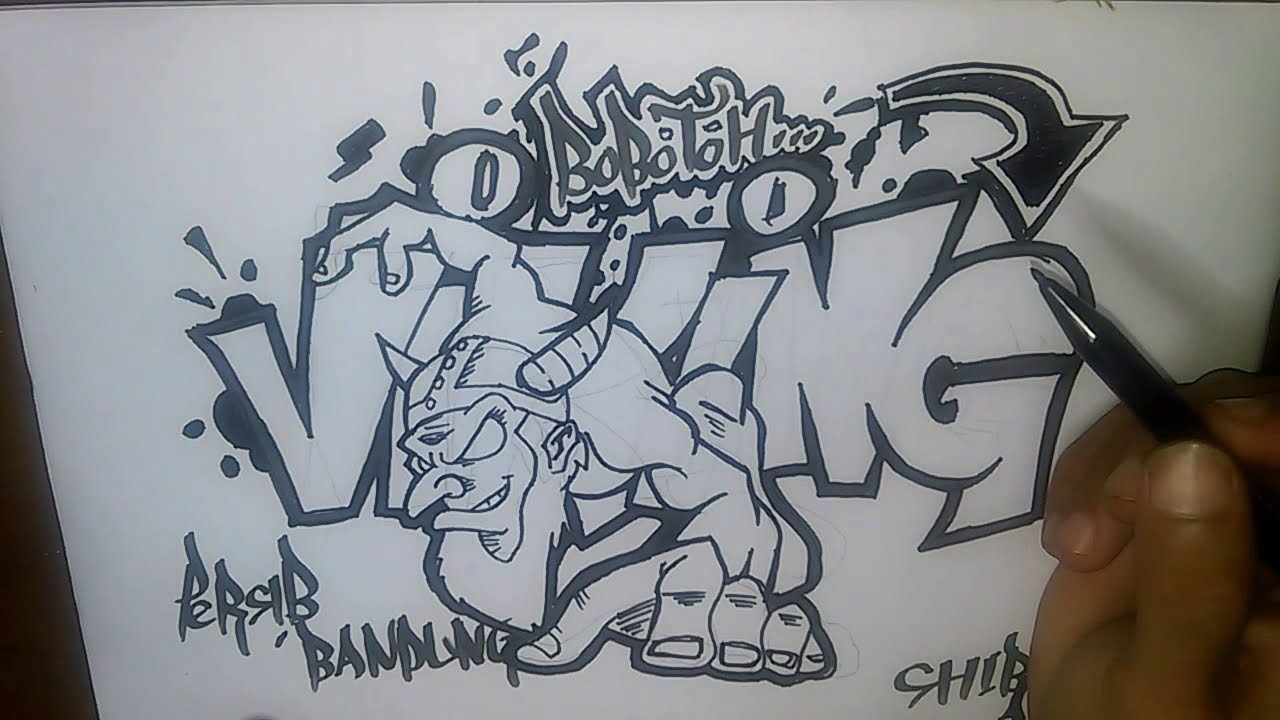 Detail Graffiti 3d Persib Nomer 9
