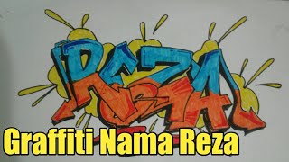 Detail Graffiti 3d Reza Nomer 19