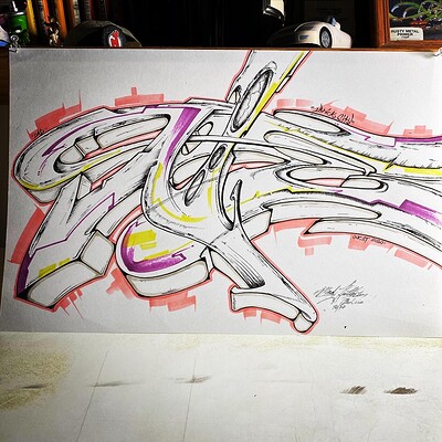 Detail Graffiti 3d Reza Nomer 53