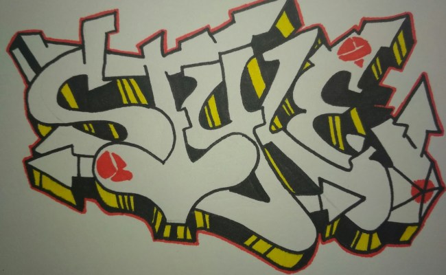 Detail Graffiti 3d Sederhana Nomer 37