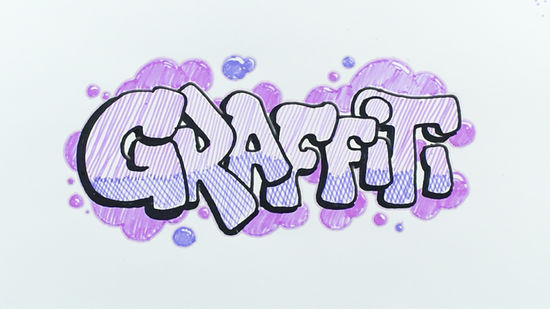 Detail Graffiti 3d Simple Nomer 11