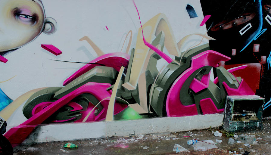 Detail Graffiti 3d Simple Nomer 36