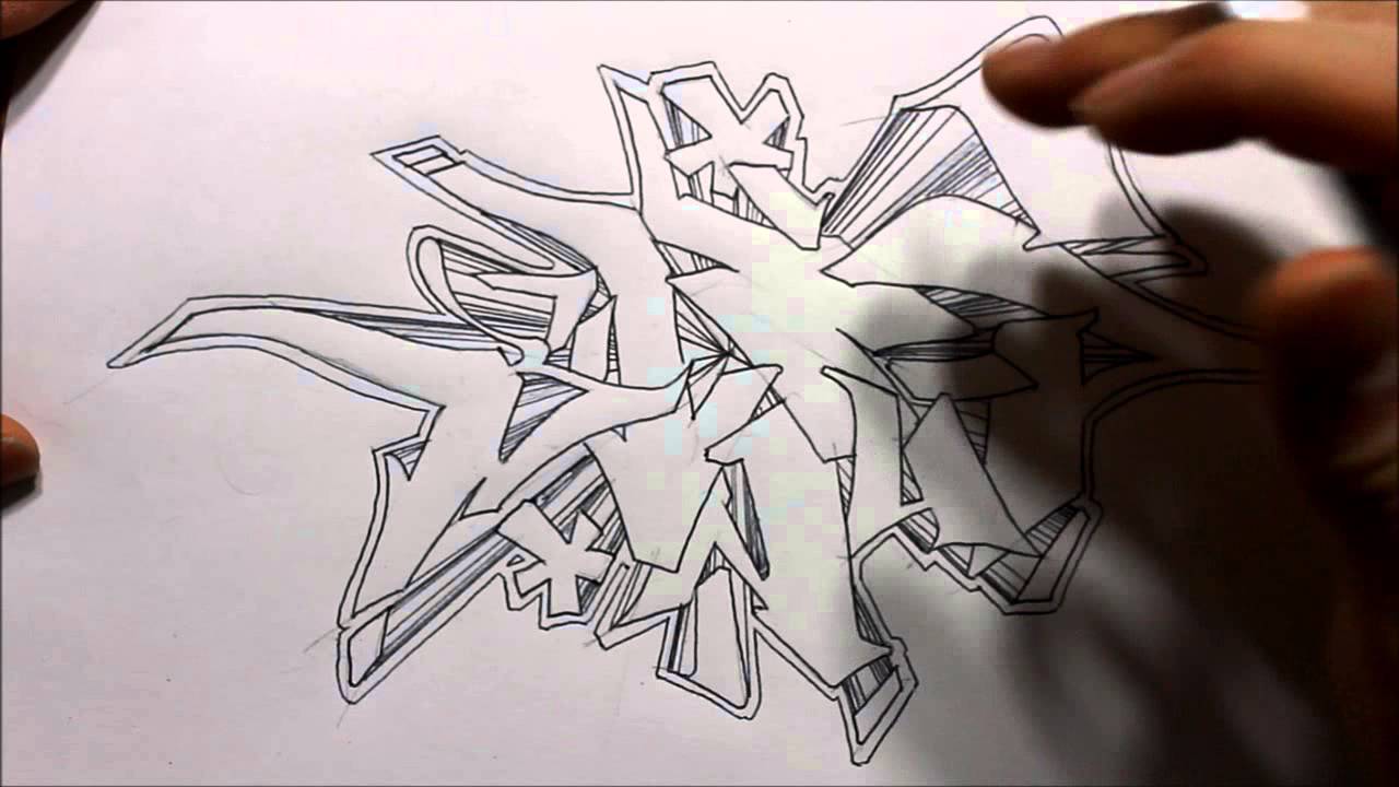 Detail Graffiti 3d Sketch Nomer 11