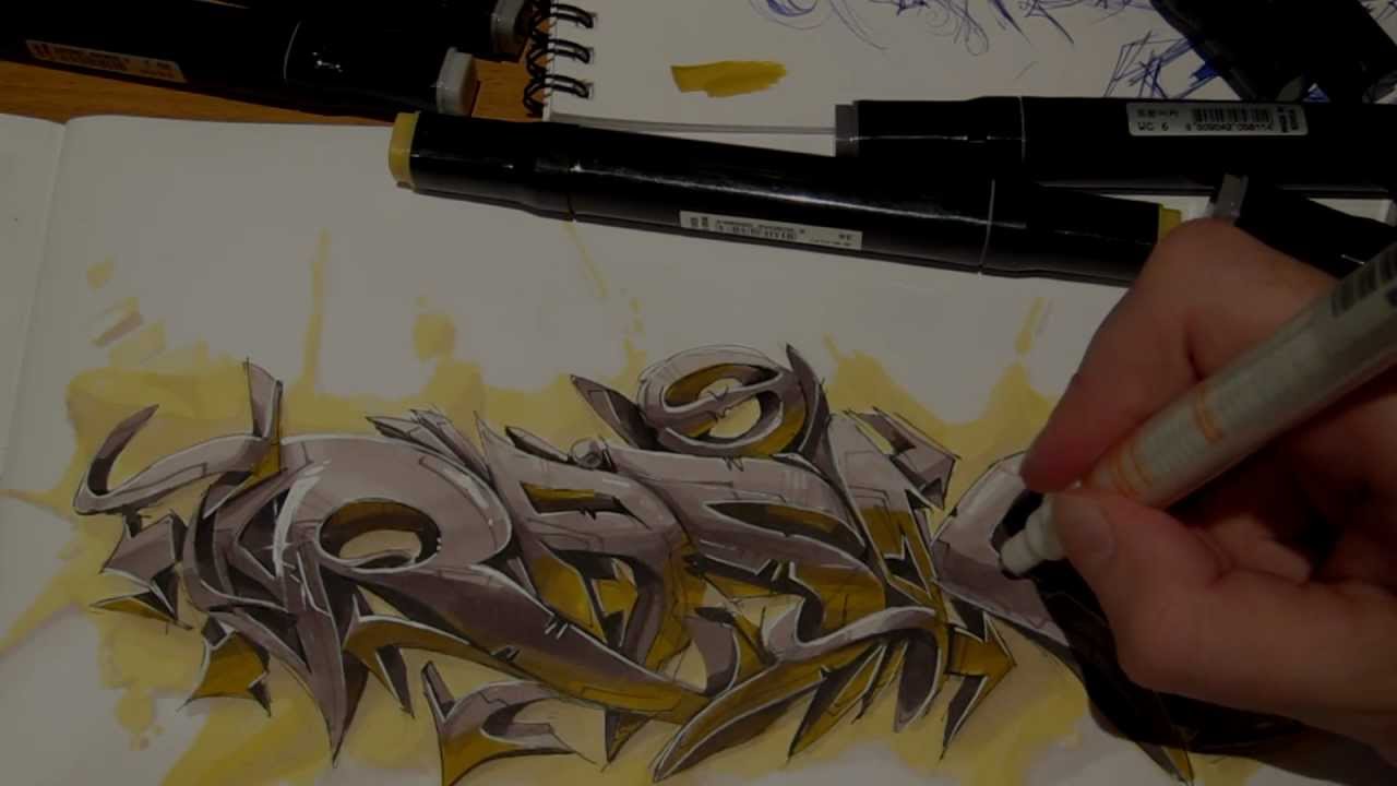 Detail Graffiti 3d Sketch Nomer 26