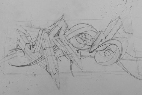 Detail Graffiti 3d Sketch Nomer 31