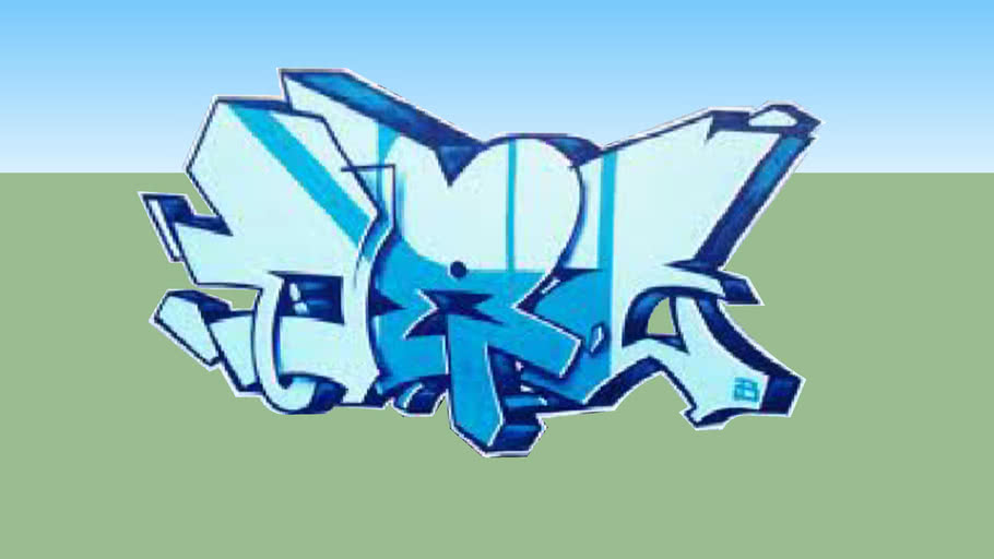 Detail Graffiti 3d Sketch Nomer 48