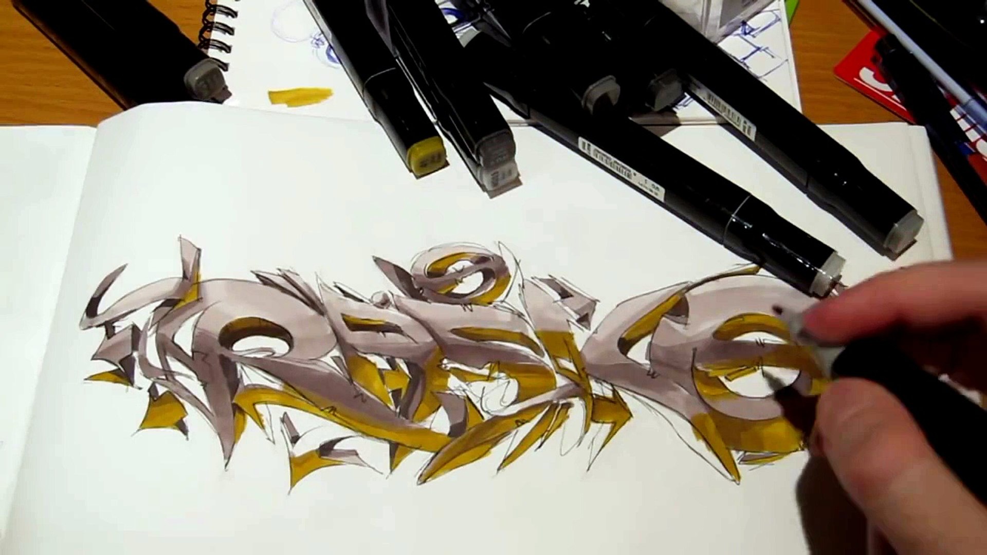 Detail Graffiti 3d Sketch Nomer 52