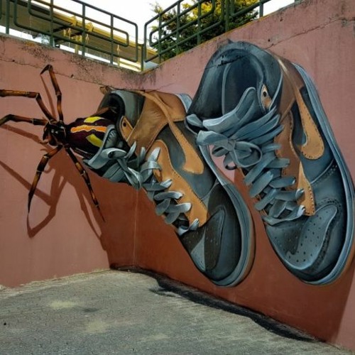 Detail Graffiti 3d Spider Nomer 17