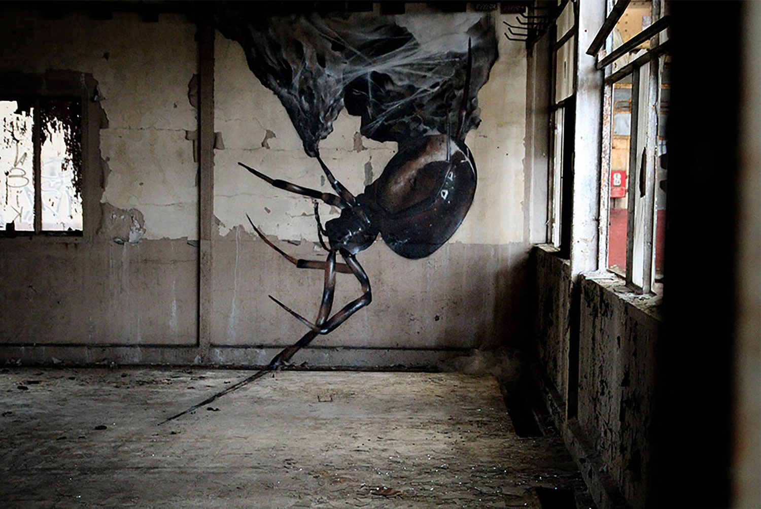 Detail Graffiti 3d Spider Nomer 18