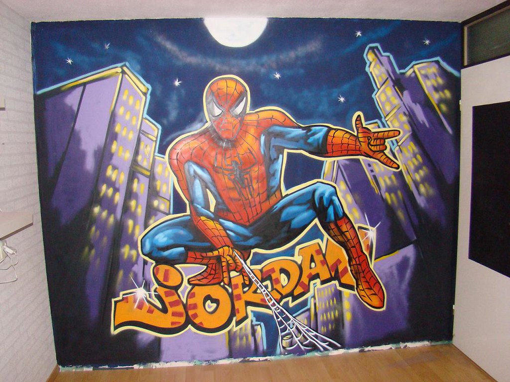 Detail Graffiti 3d Spider Nomer 22