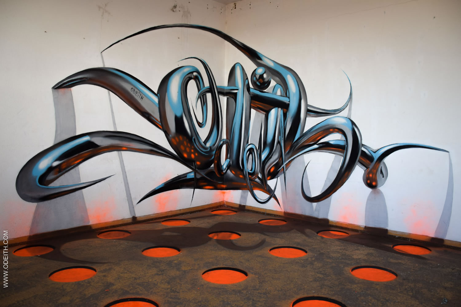 Detail Graffiti 3d Spider Nomer 25