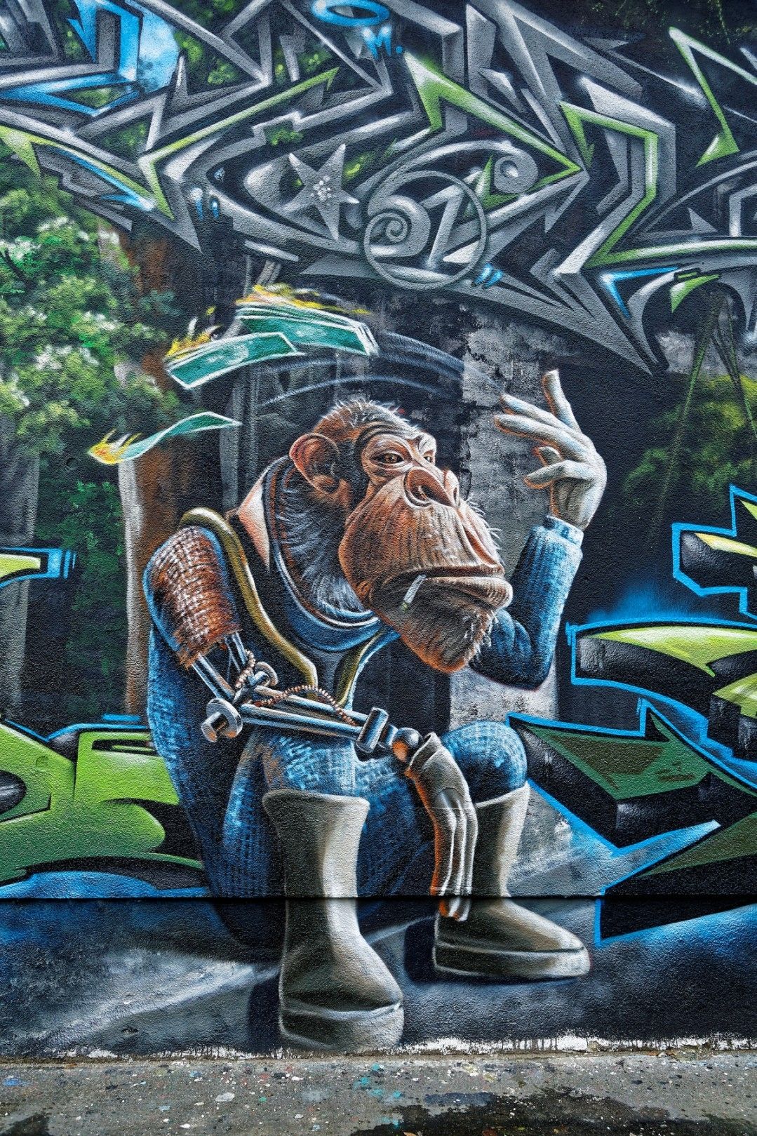 Detail Graffiti 3d Street Nomer 21