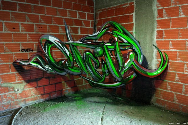 Detail Graffiti 3d Tulisan Nomer 17