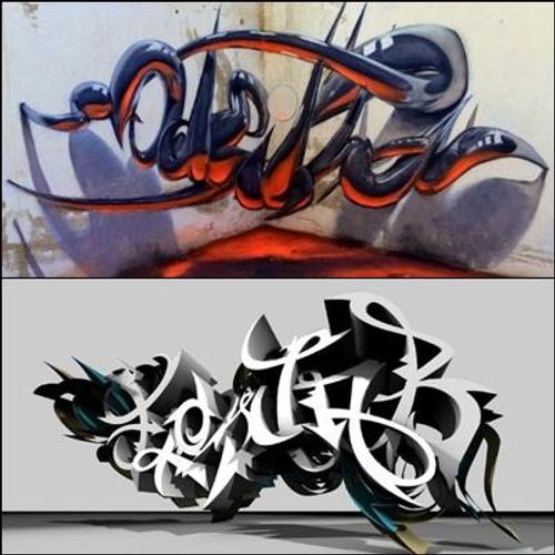 Detail Graffiti 3d Tulisan Nomer 30