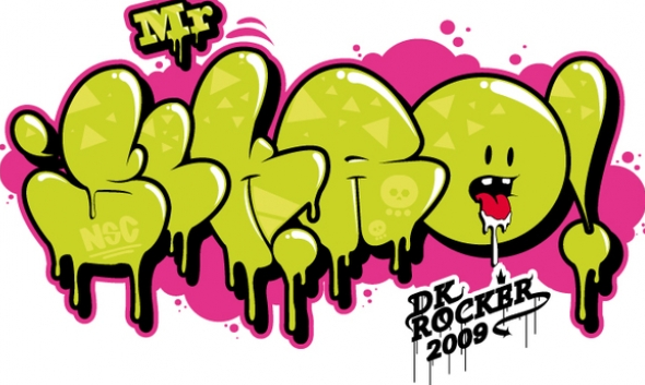 Detail Graffiti A Kecil Nomer 41