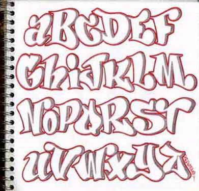 Detail Graffiti A Kecil Nomer 50