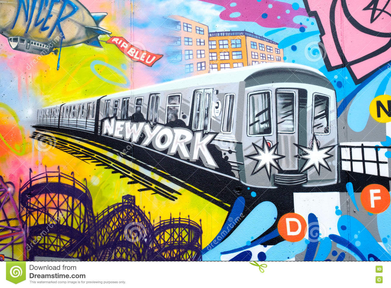 Detail Graffiti A New York Nomer 8