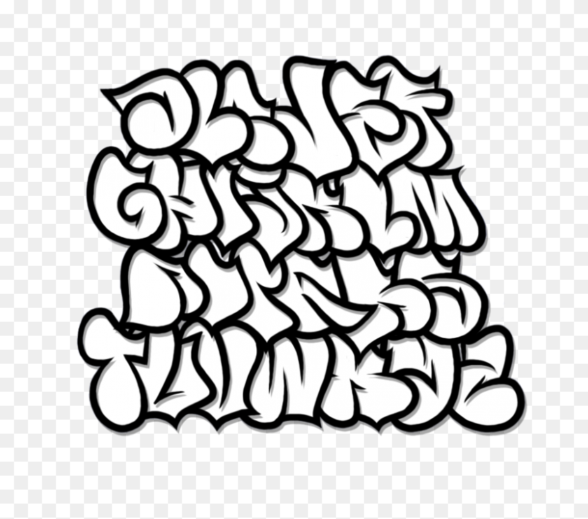 Detail Graffiti A Z Simple Keren Nomer 22